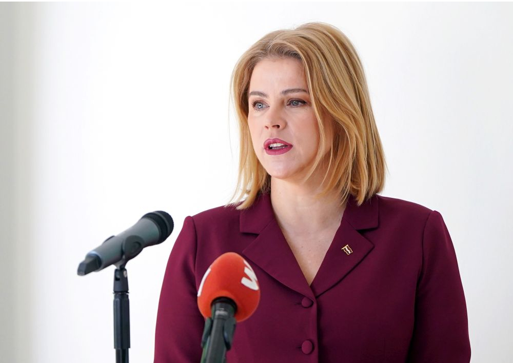 Ministru prezidente Evika Siliņa.