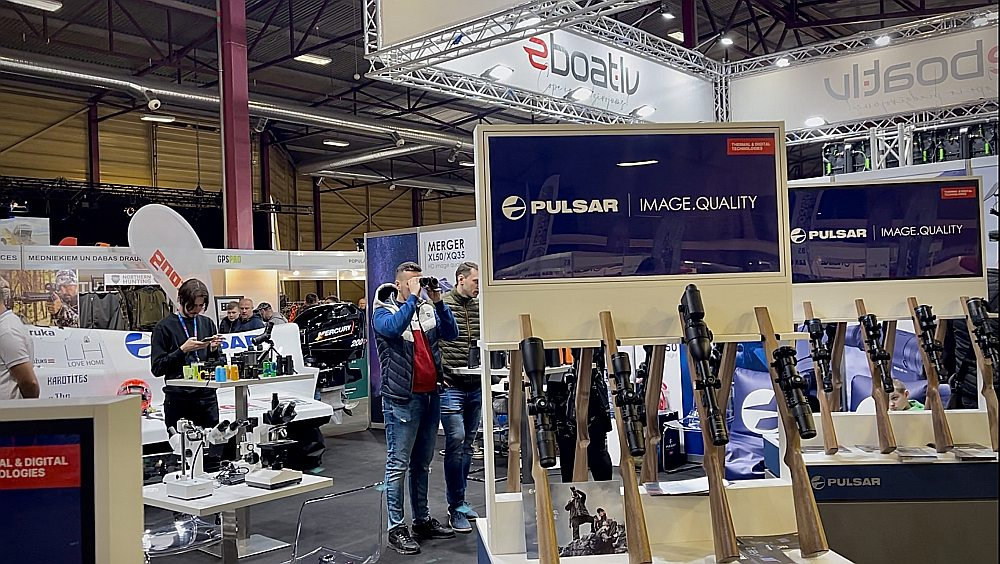 "Pulsar" stends kādā no iepriekšējām "Outdoor Riga" izstādēm. Tradicionāli tas ir viens no lielākajiem stendiem visā izstādē.