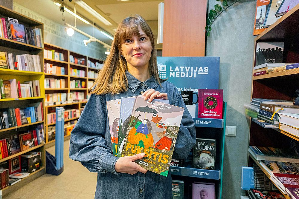 Liene Vilmane: "Puksīša raksturs pasakās paliek aizvien spilgtāks un arī vizuāli es viņu attīstu."