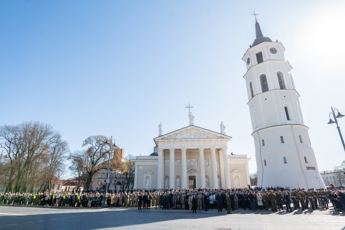 Ceremonijā Viļņā atvadās no četriem bojāgājušajiem ASV karavīriem.