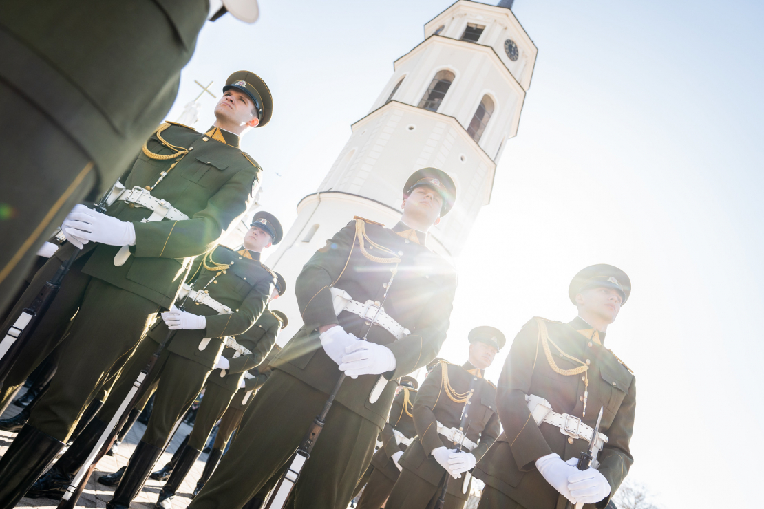 Ceremonijā Viļņā atvadās no četriem bojāgājušajiem ASV karavīriem.