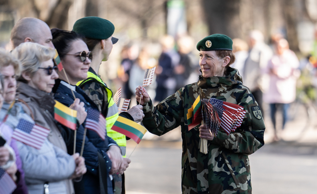 Ceremonijā Viļņā atvadās no četriem bojāgājušajiem ASV karavīriem.