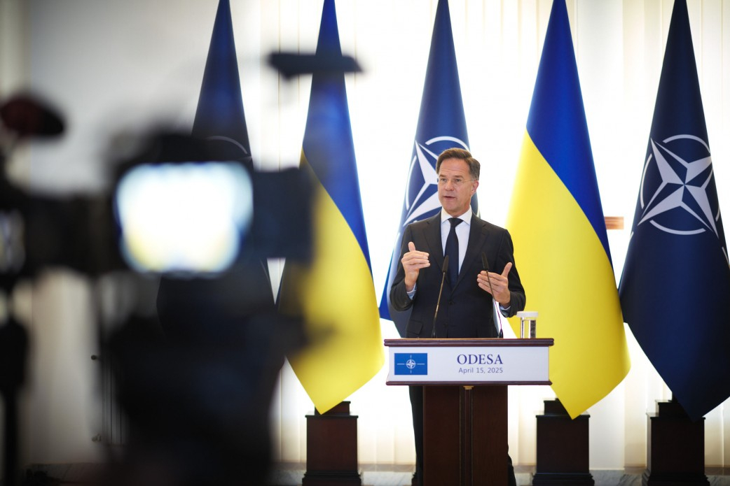 NATO ģenerālsekretārs Marks Rite Ukrainā.