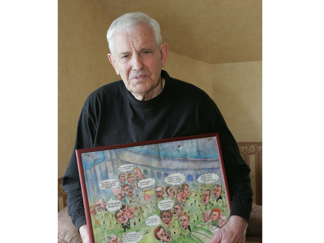 Mākslinieks, karikatūrists Ēriks Ošs (13.03.1927. – 03.04.2025).