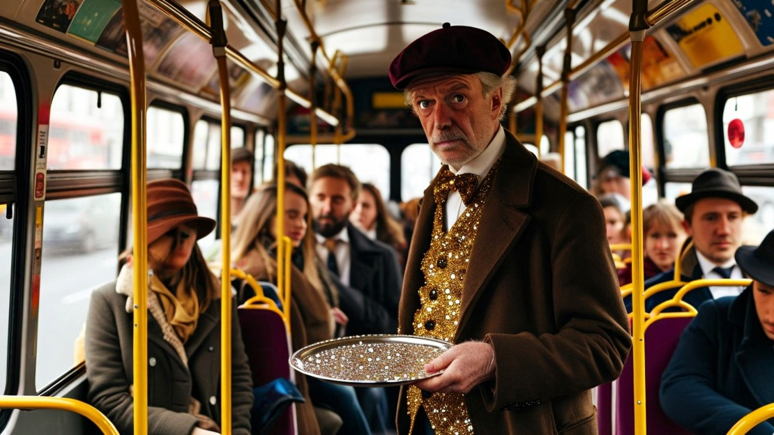 Zelts vienam autobusam.
