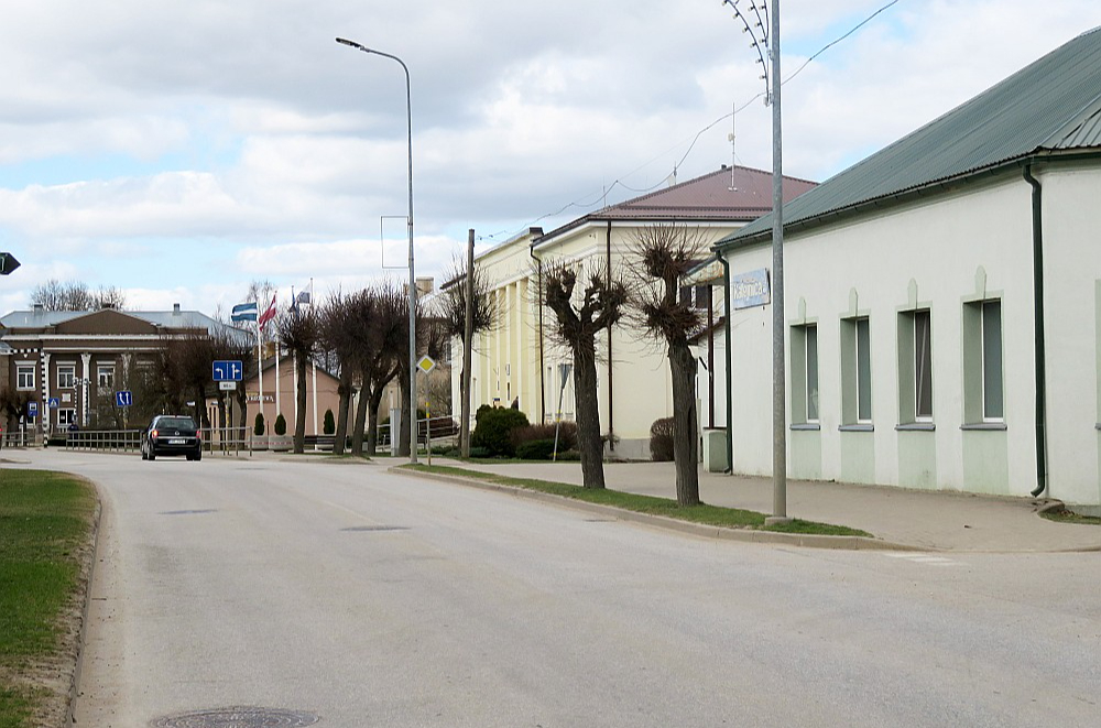 Pilsētas centrālā – Vienības iela.