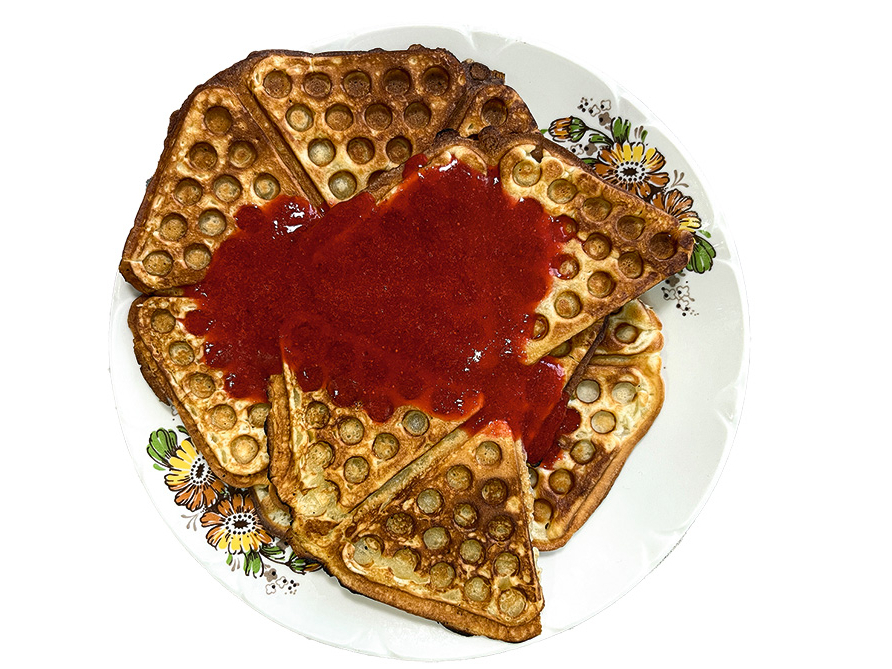 Īstās bada pankūkas.