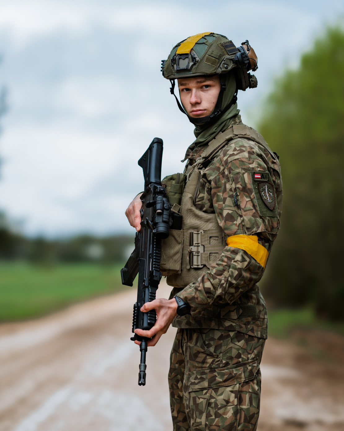 Militārās mācības Vidzemē. Karavīri. 