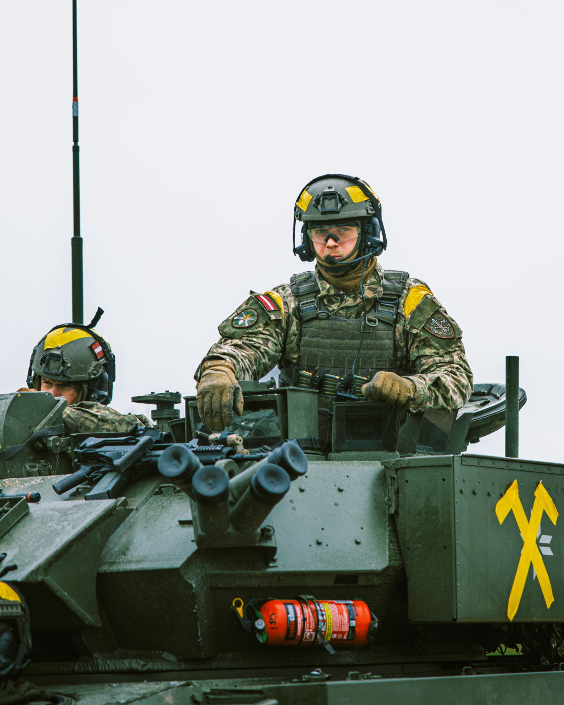 Militārās mācības Vidzemē. Karavīri. 