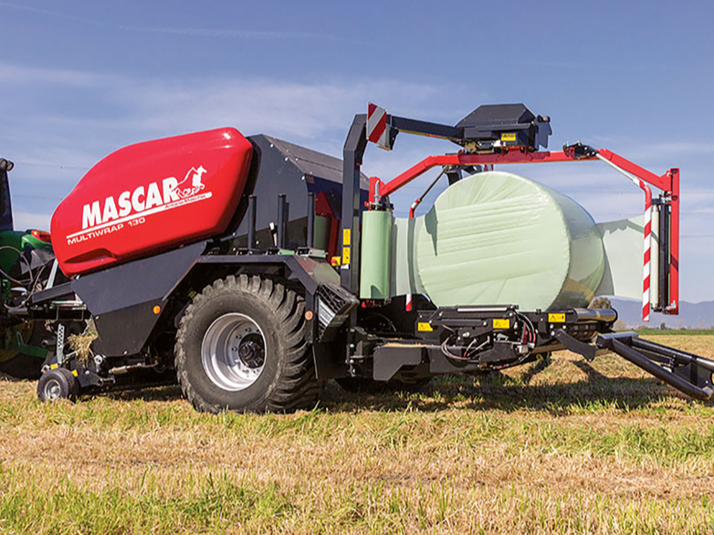 'Mascar Multiwrap 130' rituļu prese.