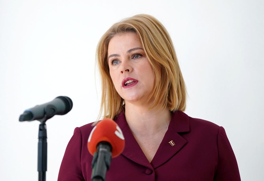 Ministru prezidente Evika Siliņa.