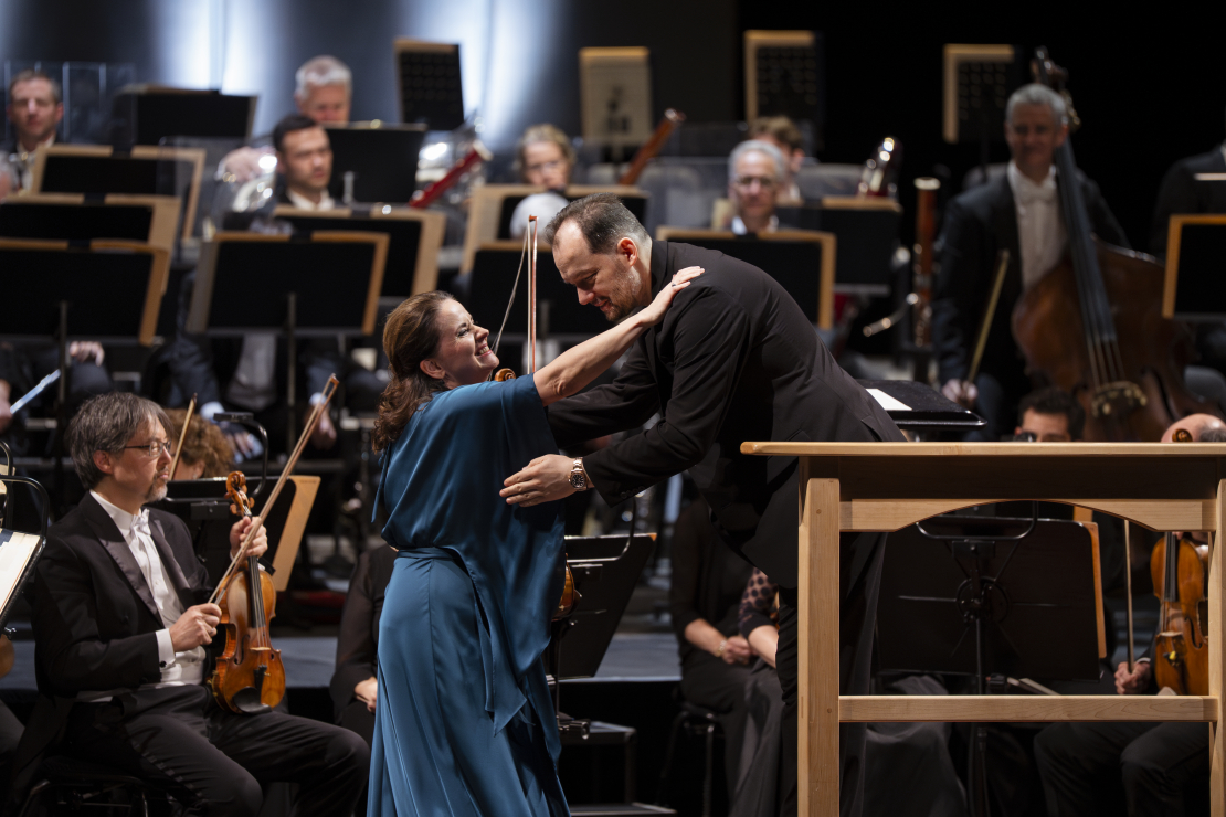 Bostonas simfoniskā orķestra viesošanās Rīgā. Andris Nelsons. Baiba Skride.