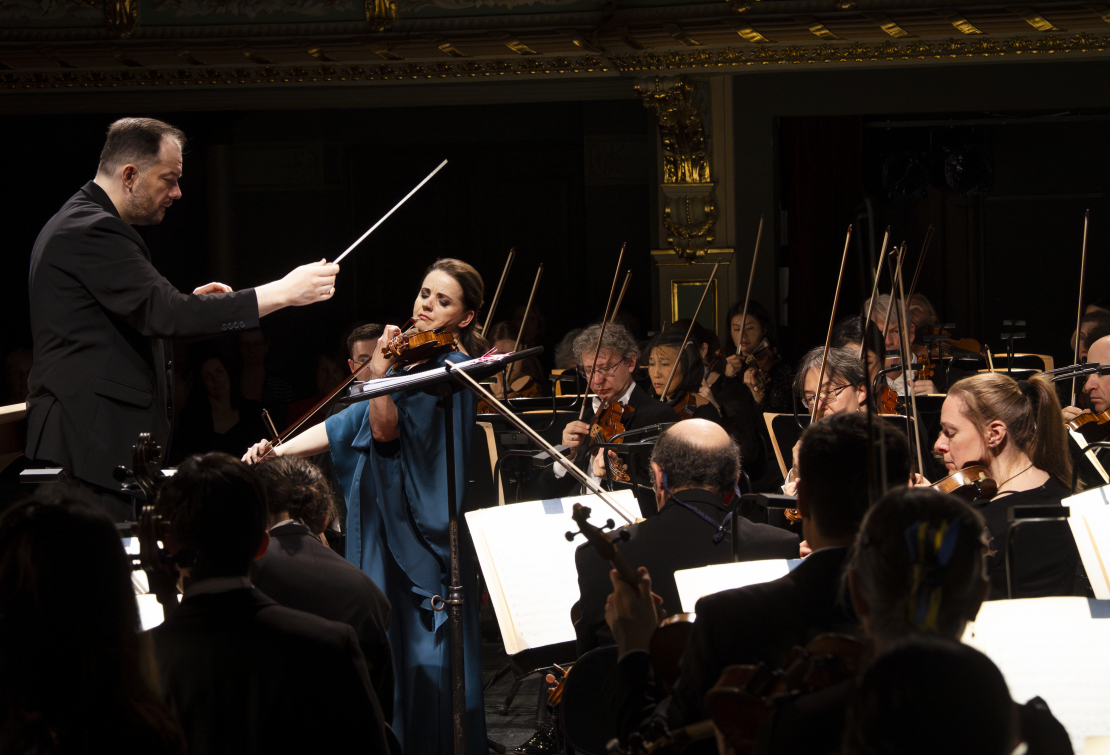 Bostonas simfoniskā orķestra viesošanās Rīgā. Andris Nelsons. Baiba Skride.