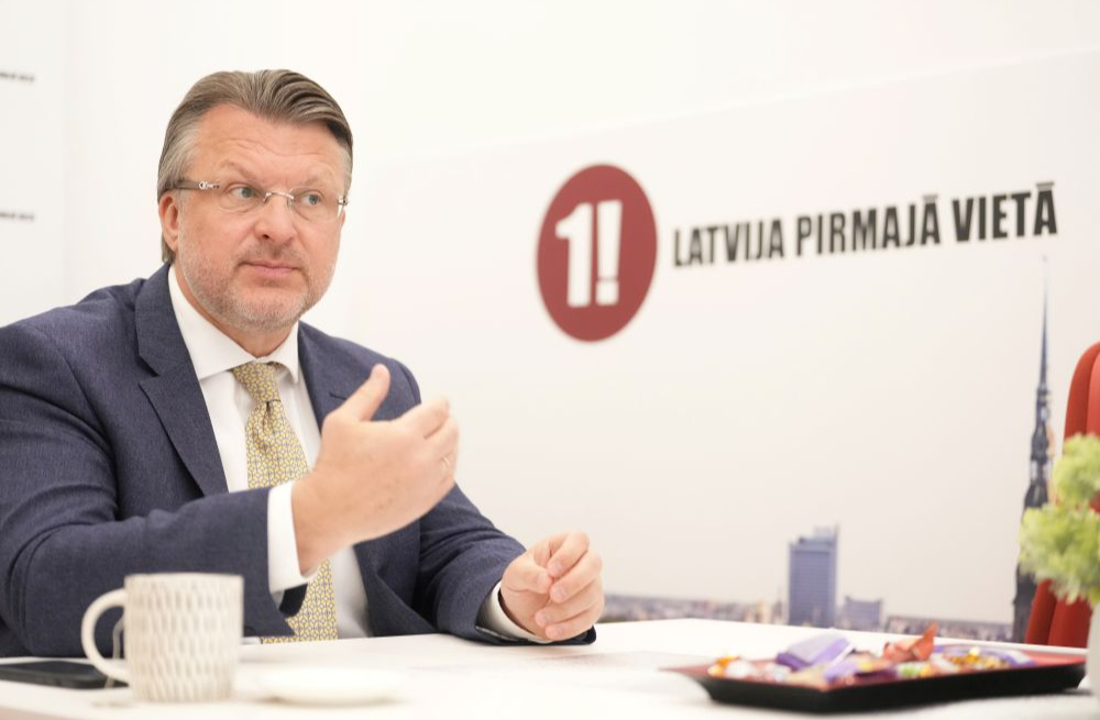 Partijas "Latvija pirmajā vietā" Rīgas mēra amata kandidāts, Saeimas deputātes Ainārs Šlesers.