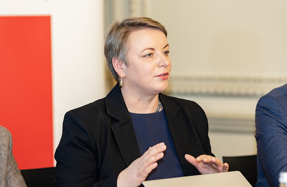"Mežotnes pili vēlamies izveidot par Rundāles pils muzeja filiāli," saka Rundāles pils muzeja direktore Laura Lūse.