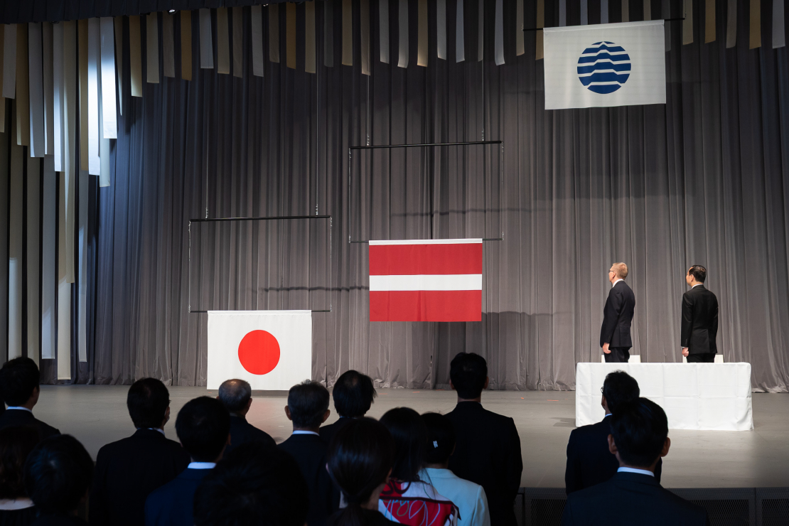 Japānas EXPO krāšņi aizvadīta Latvijas Nacionālā diena.