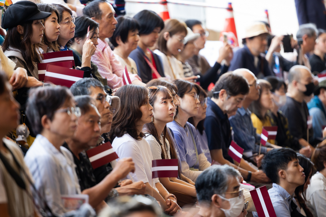 Japānas EXPO krāšņi aizvadīta Latvijas Nacionālā diena.