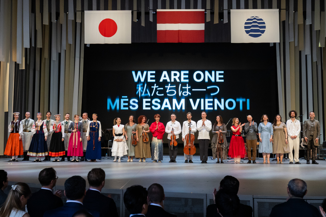 Japānas EXPO krāšņi aizvadīta Latvijas Nacionālā diena.