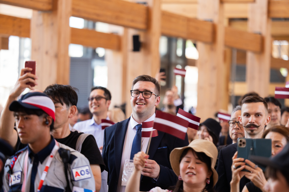 Japānas EXPO krāšņi aizvadīta Latvijas Nacionālā diena.