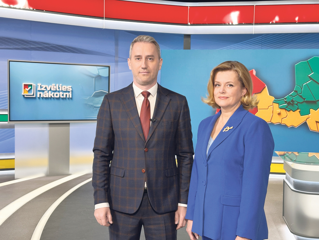 Jānis Geste un Ilze Dobele.