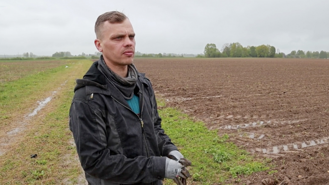 Zemnieku saimniecības “Jaundālderi” saimnieks Miķelis Pavārs.