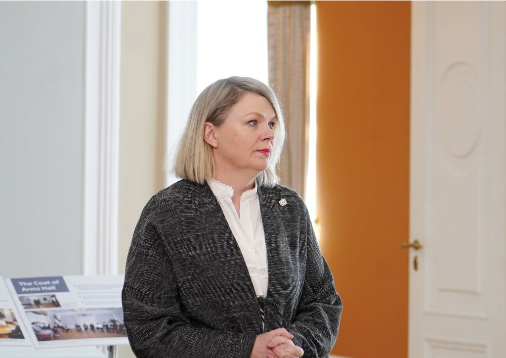 XIII Latvijas Skolu jaunatnes dziesmu un deju svētku rīcības grupas vadītāja Inga Vasiļjeva.