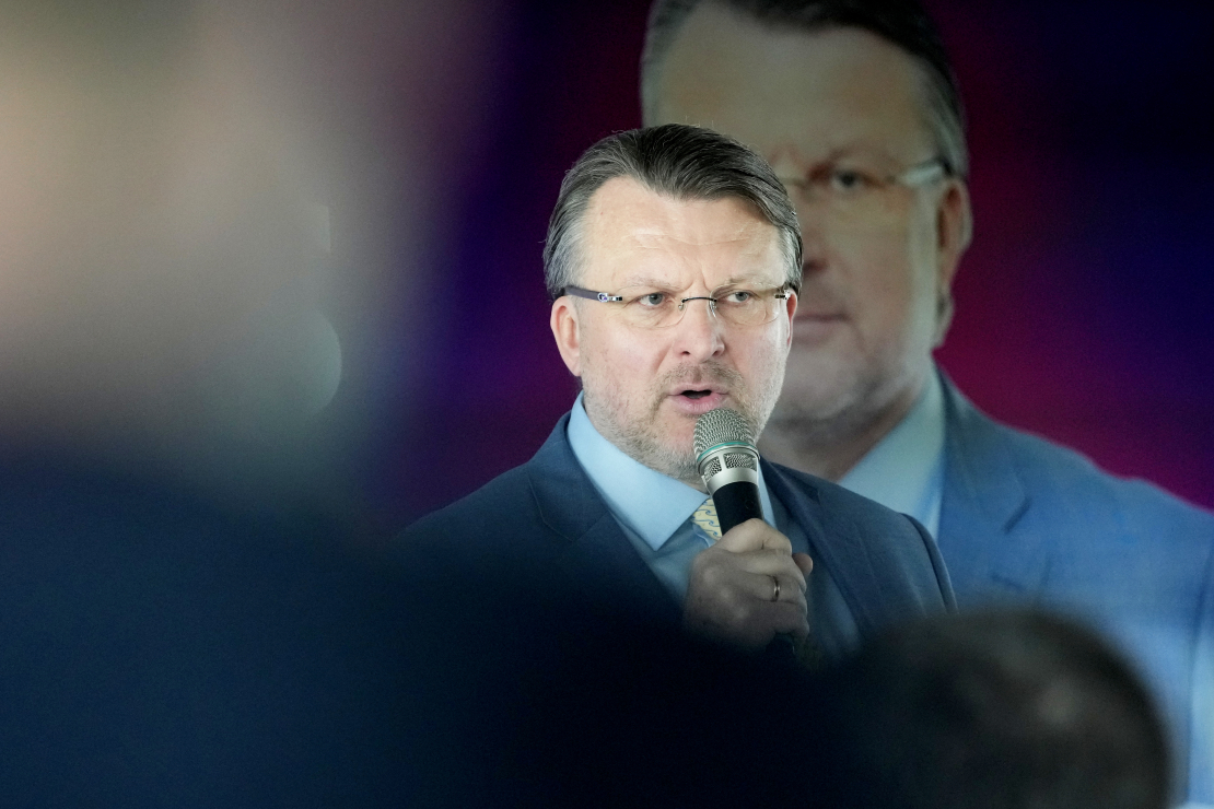 Partijas "Latvija pirmajā vietā" Rīgas mēra amata kandidāts, Saeimas deputāts Ainārs Šlesers.