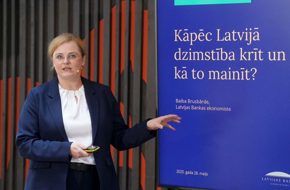 Latvijas Bankas ekonomiste Baiba Brusbārde. 