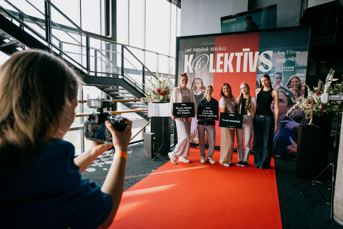 LMT oriģinālseriāla "Kolektīvs" otrās sezonas pirmizrādē.