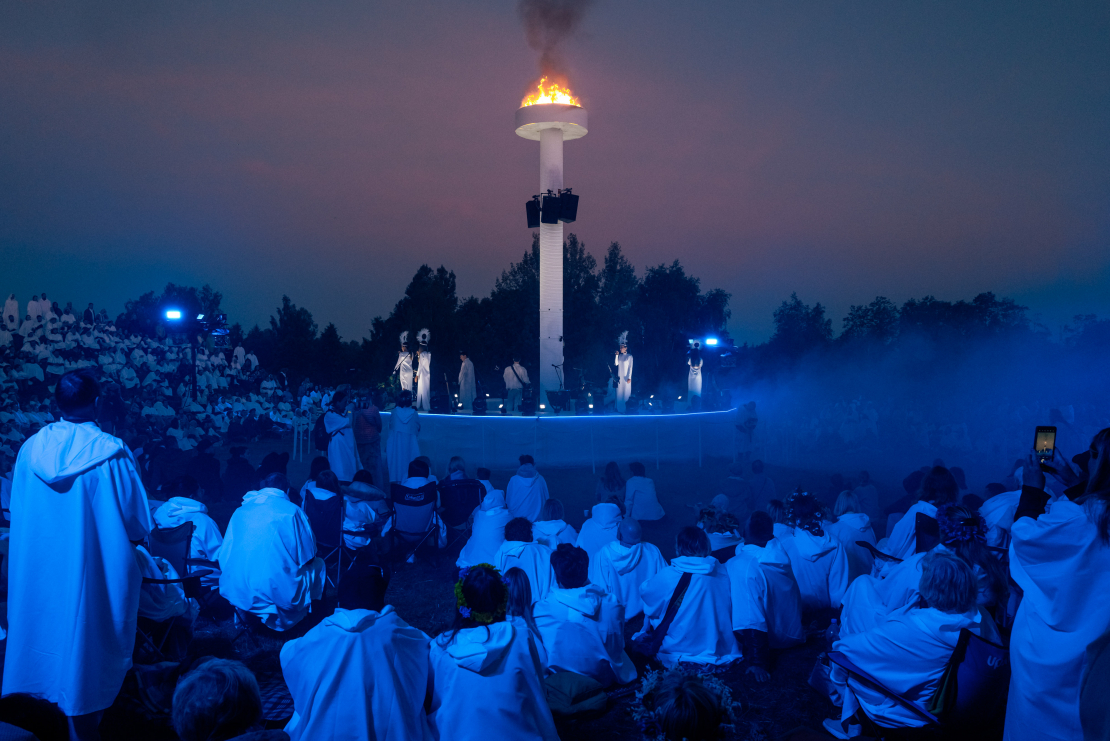 Tautumeitas, "Rītausmas koncertrituāls" Daugmalē.