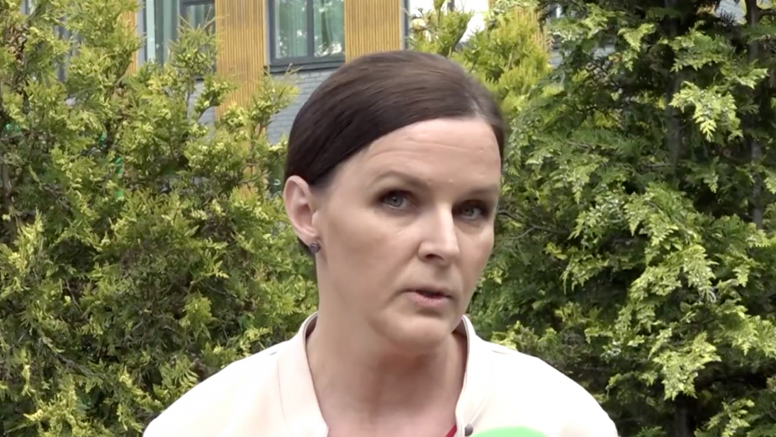 Partijas "Suverēnā vara"/"Apvienība Jaunlatvieši" līdere Jūlija Stepaņenko.