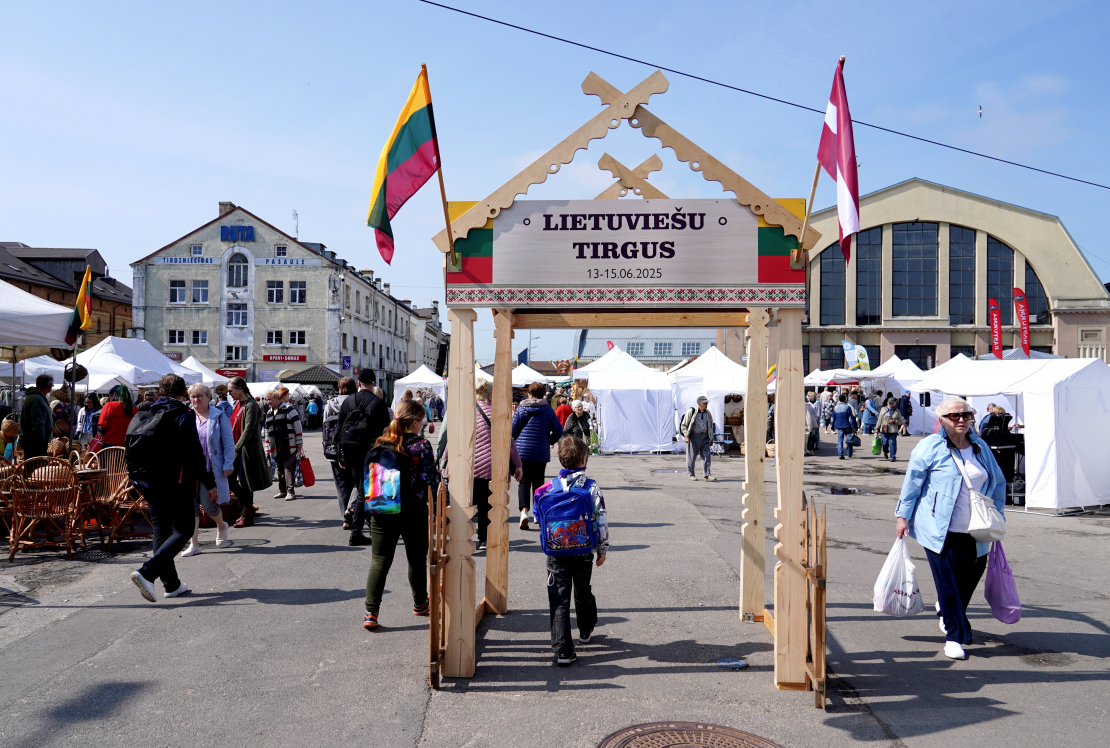 Lietuviešu amatniecības un kulinārijas tirgus Rīgas Centrāltirgū.