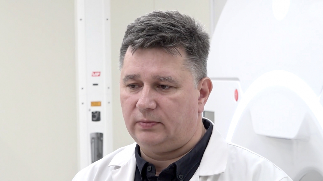 LOC Terapeitiskās radioloģijas un medicīnas fizikas klīnikas vadītājs Arturs Šorubalko.