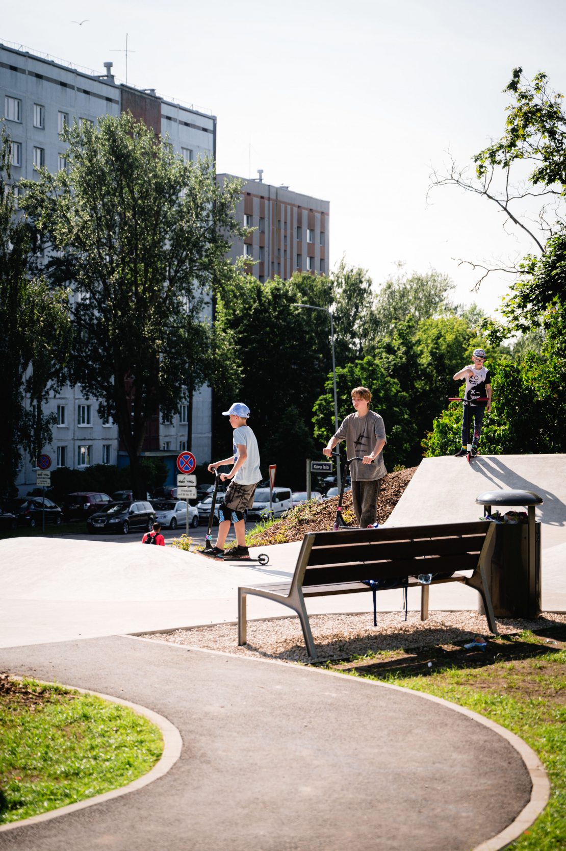 Skeitparks Vecmīlgrāvī.