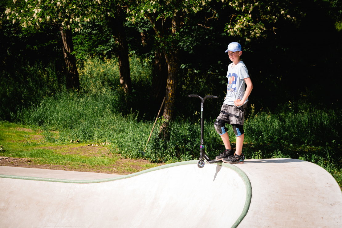 Skeitparks Vecmīlgrāvī.
