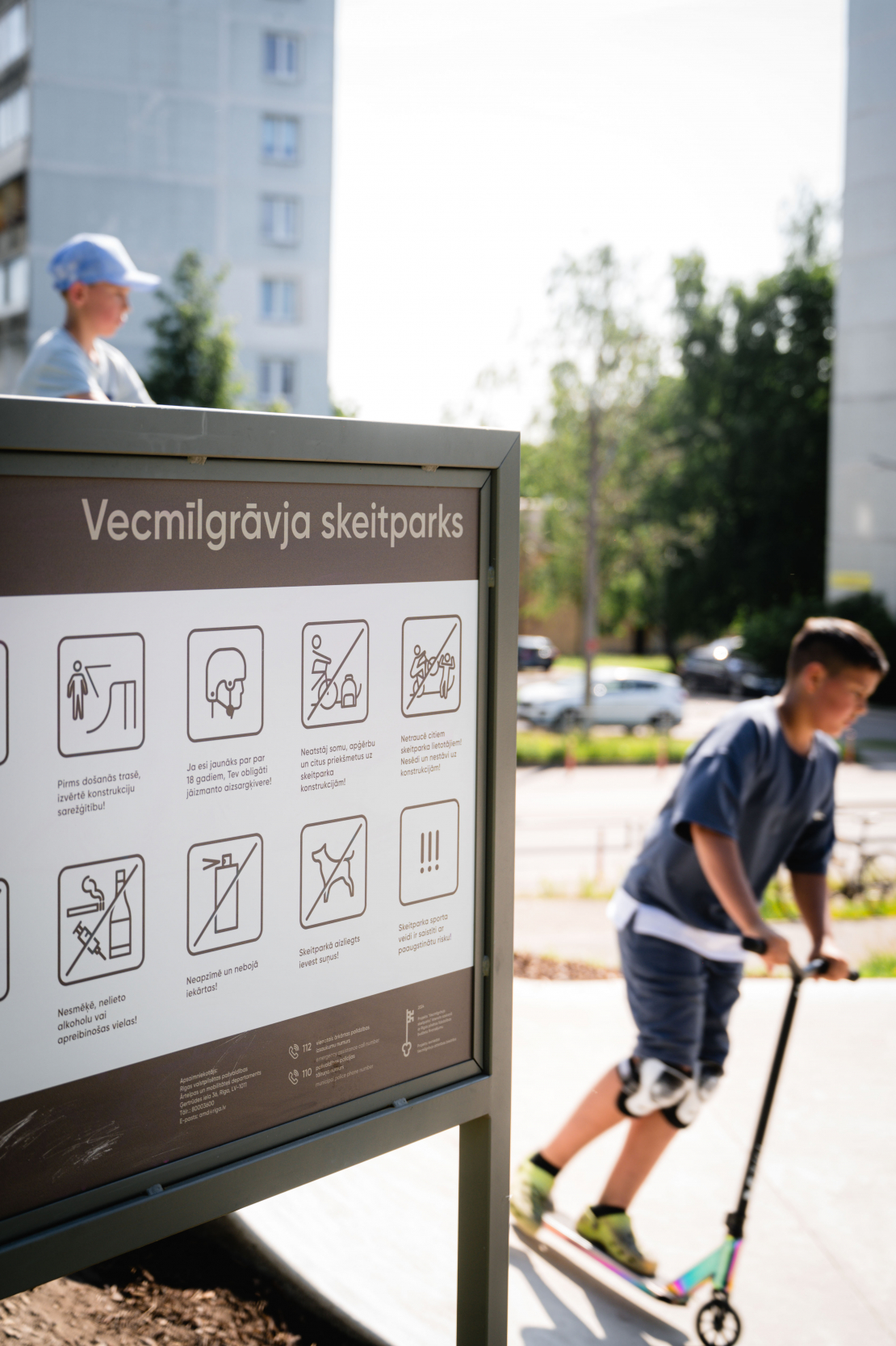 Skeitparks Vecmīlgrāvī.