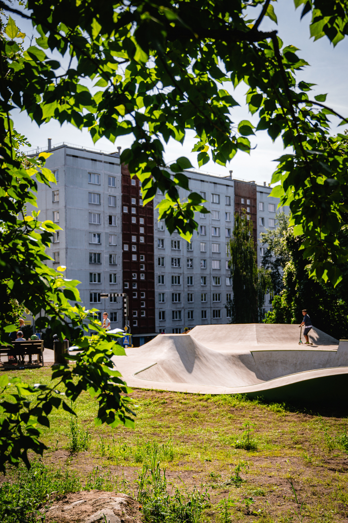 Skeitparks Vecmīlgrāvī.