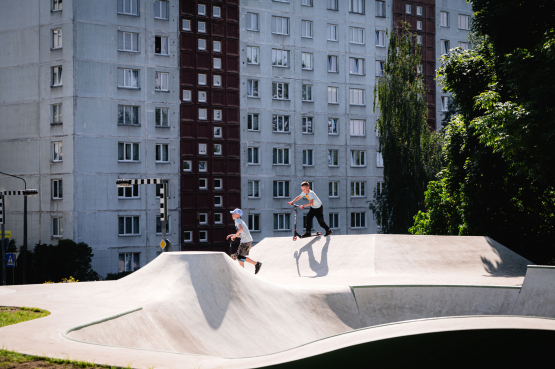 Skeitparks Vecmīlgrāvī.