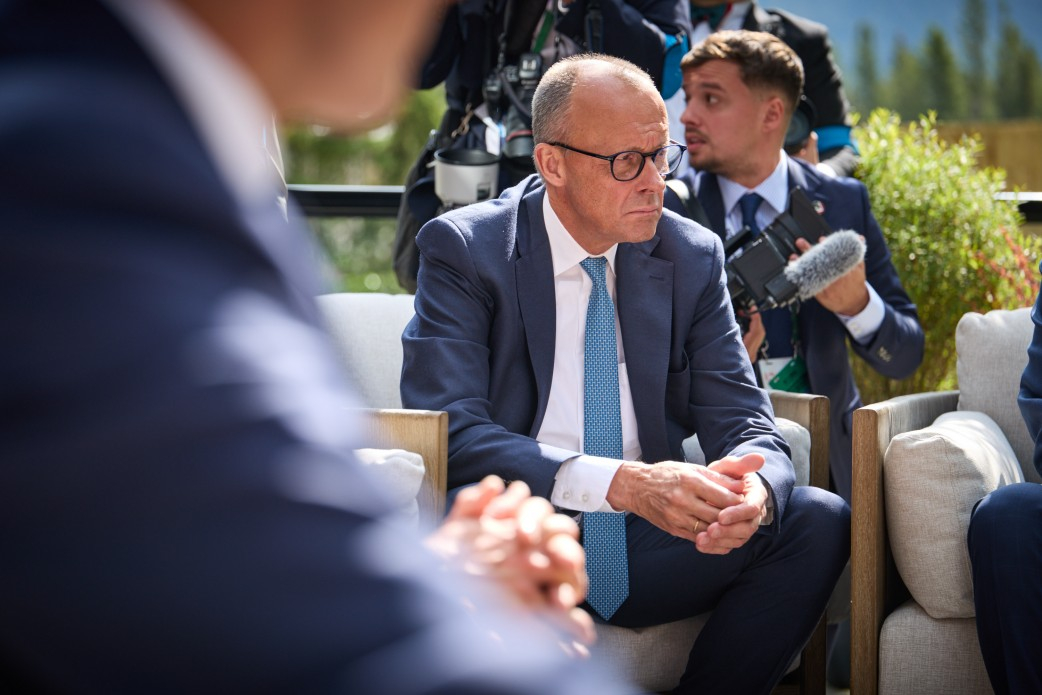 G7 samits. Frīdrihs Mercs.