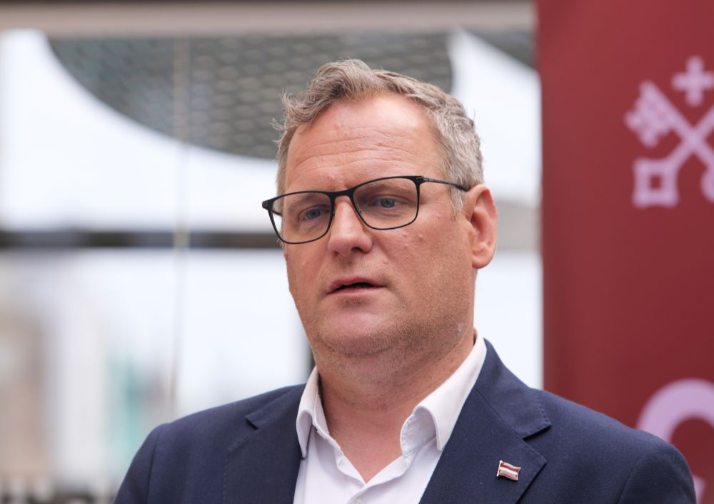 Partijas "Progresīvie" Rīgas mēra amata kandidāts Viesturs Kleinbergs.