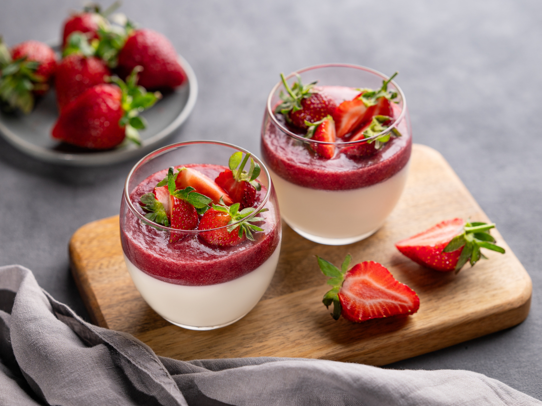 Klasiskā panna cotta.