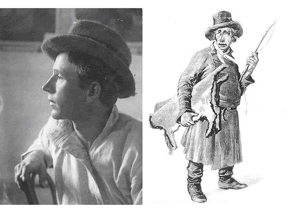 Eduards Brencēns (1885–1929) un viņa zīmētais Ķencis.