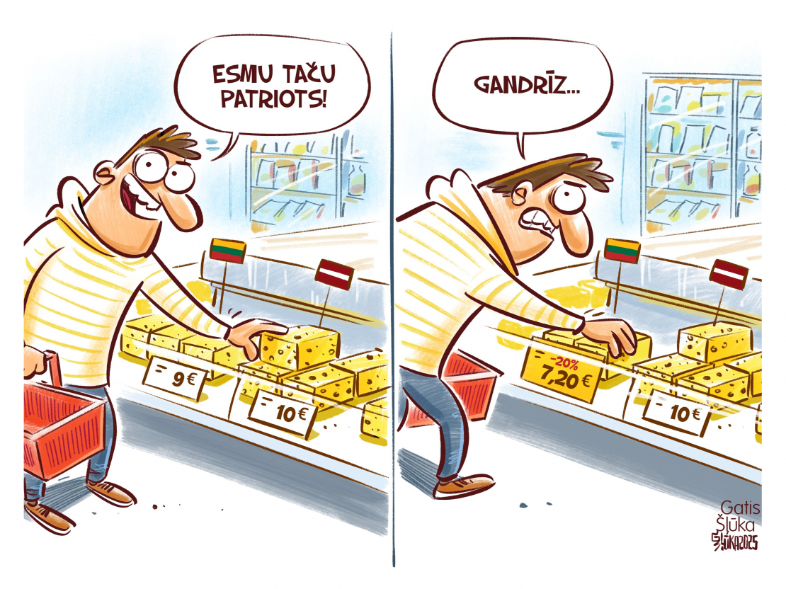 Zīmē Gatis Šļūka. Patriots