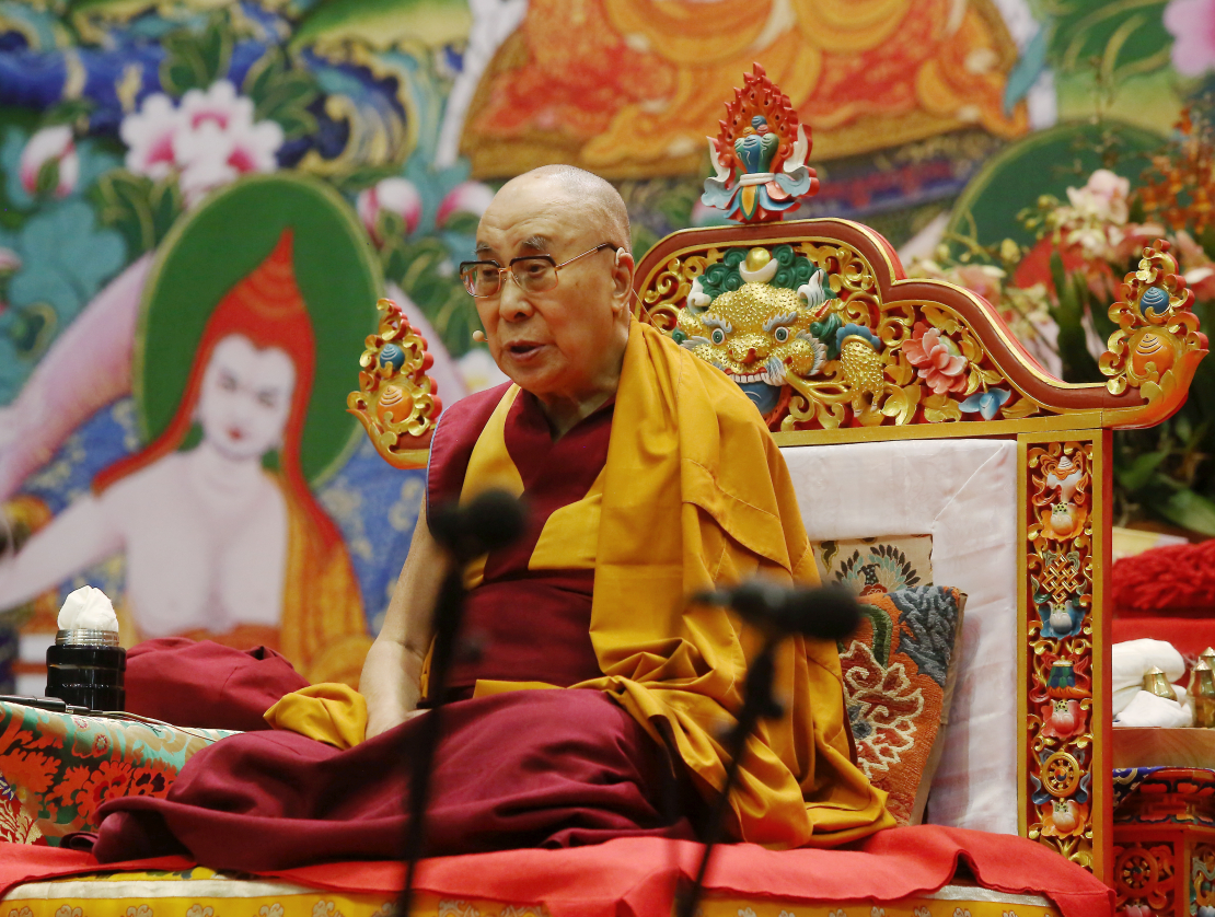 "Skonto" hallē Viņa Svētības Dalailama XIV "Dimanta sūtras" mācības. 2018. gads.