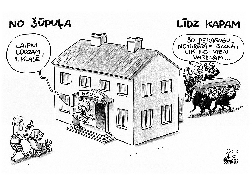 No šūpuļa līdz kapam.