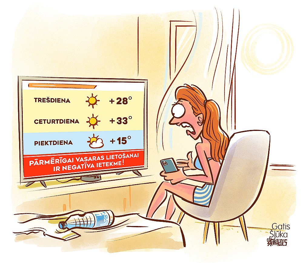 Pārmērīgai vasaras lietošanai ir negatīva ietekme!