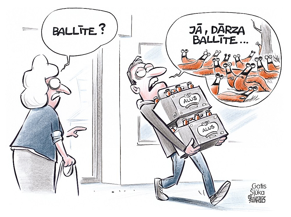 Dārza ballīte.