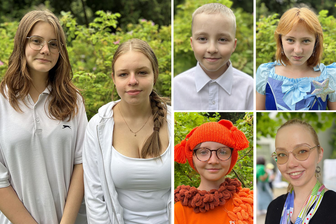 Jasmīna Petra Puriņa, Patrīcija Krūmkalna, Mārcis, Gerda Griezene, Paula, Elvita Maskalāne.