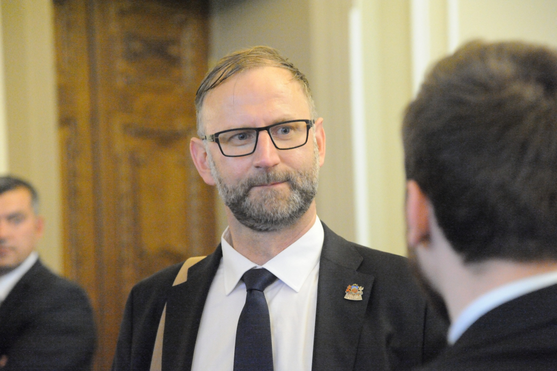 Satiksmes ministrs Atis Švinka.