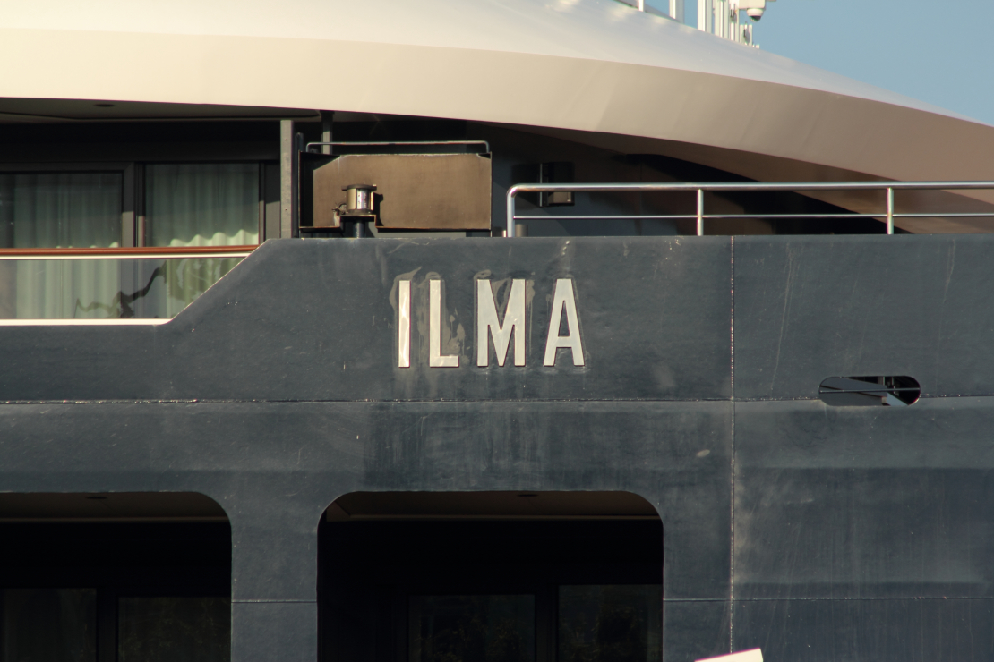 Kruīzu jahta "ILMA" Rīgā.